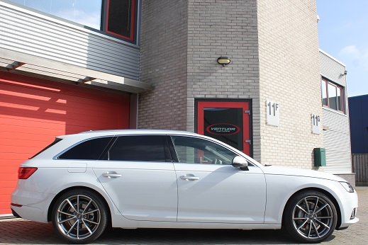Rijervaring Chiptuning Audi A4 2.0 TDI 190 PK Zijkant