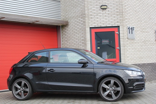 Rijervaring Chiptuning Audi A1 1.2 TFSi 86 PK Zijkant