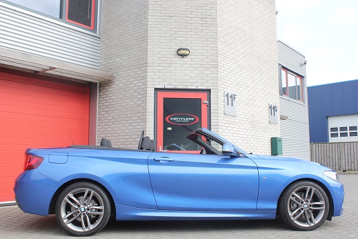 Rijervaring Chiptuning BMW 220i 184 PK Zijkant