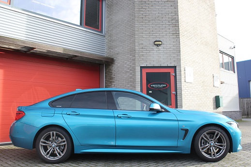 Rijervaring Chiptuning BMW 418i Gran Coupe 136 PK Zijkant