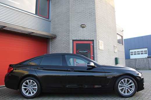 Rijervaring Chiptuning BMW 418i Gran Coupe 136 PK Zijkant