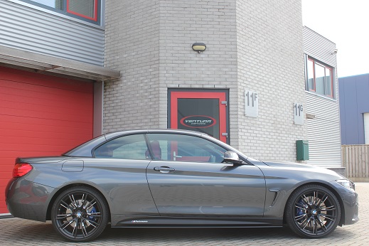 Rijervaring Chiptuning BMW 430i 252 PK B48 motor Zijkant