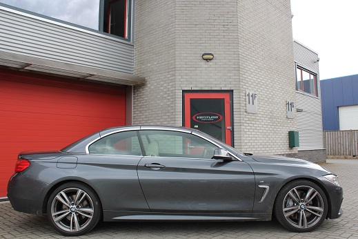 Rijervaring Chiptuning BMW 435i Cabrio 306 PK Zijkant