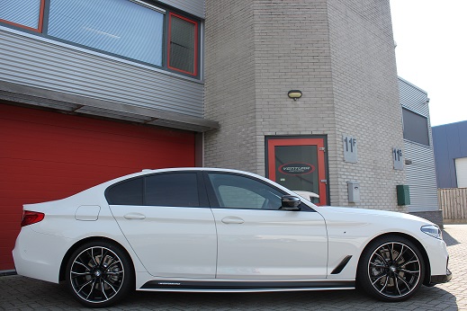 Rijervaring Chiptuning BMW 518d G30-G31 Zijkant
