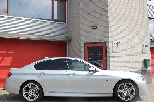 Rijervaring Chiptuning BMW 535i 306 PK 400 NM Zijkant