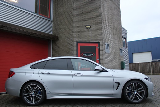 Rijervaring Chiptuning BMW 418i Gran Coupe 136 PK Zijkant