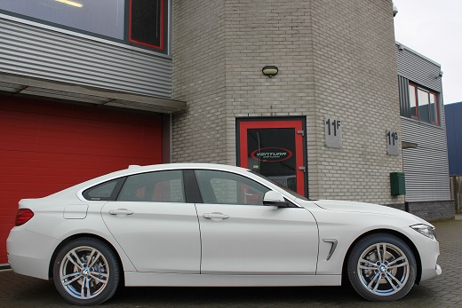 Rijervaring Chiptuning BMW 418i Gran Coupe 136 PK Zijkant