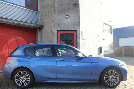 Rijervaring Chiptuning Nieuwe BMW 116i 109 PK F20 3 cilinder Zijkant