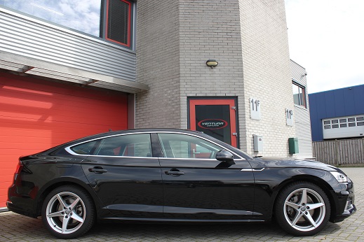 Rijervaring Chiptuning Audi A5 40 TFSi 190 PK Zijkant