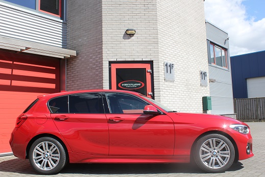Rijervaring Chiptuning Nieuwe BMW 118d 150 PK F21 Zijkant
