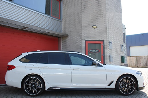 Rijervaring Chiptuning BMW 518d G30-G31 Zijkant