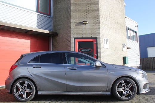 Rijervaring Chiptuning Mercedes A250 CGI Zijkant