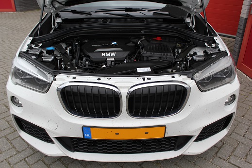 Rijervaring Chiptuning BMW X1 118d 150 PK 330 NM Voorkant