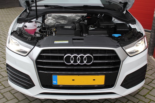 Rijervaring Chiptuning Audi Q3 1.4 TFSi 150 PK S-tronnic. Voorkant