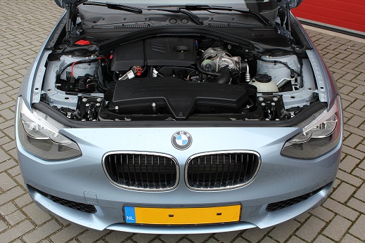 Rijervaring Chiptuning BMW 116i 136 PK  4 cilinder Voorkant