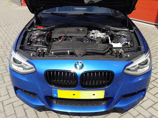 Rijervaring Chiptuning BMW 116i 136 PK  4 cilinder Voorkant