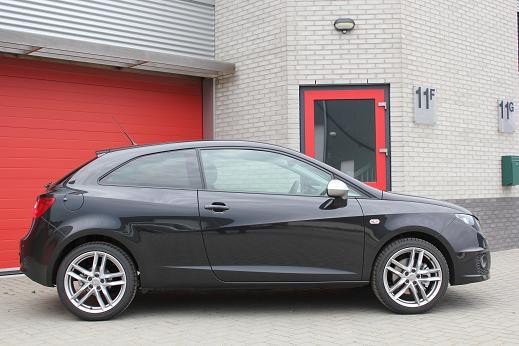 Rijervaring Chiptuning Seat Ibiza 1.4 TSI 150 PK Zijkant