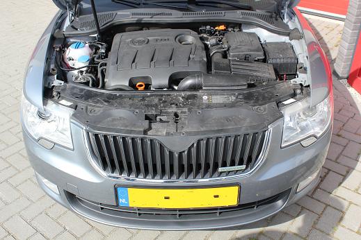 Rijervaring Chiptuning Skoda Superb 1.6 TDI 105 PK Voorkant