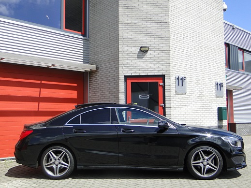 Rijervaring Chiptuning Mercedes CLA 180 CGI 122 PK Automaat Zijkant