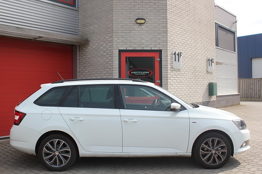 Rijervaring Chiptuning Skoda Fabia 1.4 TDi 75 PK Zijkant