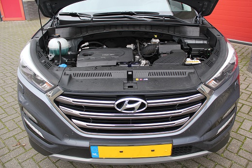 Rijervaring Chiptuning Hyundia Tucson 1.7 CRDi 142 pk Voorkant