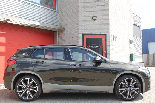 Rijervaring Chiptuning BMW X2 1.8i 150 PK 350 NM Zijkant