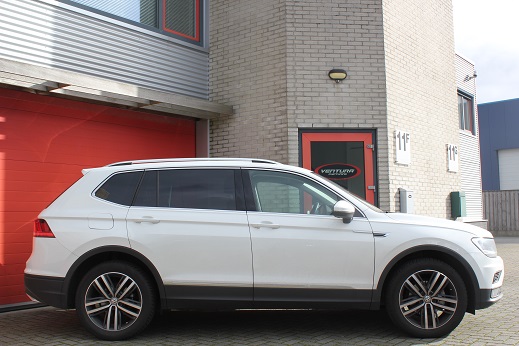 Rijervaring Chiptuning Volkswagen Tigaun Allspace 1.4 TSi 150 PK Zijkant