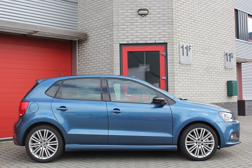 Rijervaring Chiptuning Volkswagen Polo Blue GT 1.4 TSI 150 PK Zijkant
