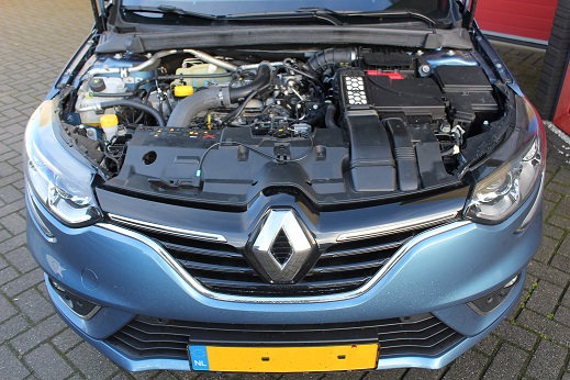 Rijervaring Chiptuning Renault Megane 1.2 TCe 100 PK , resultaat na tuning: 130 PK Voorkant