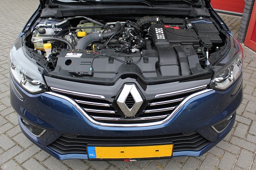 Rijervaring Chiptuning Renault Megane 1.2 TCe 130 PK , resultaat na tuning: 145 PK Voorkant