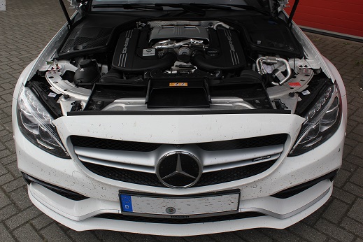 Rijervaring Chiptuning Mercedes C 63 AMG Voorkant