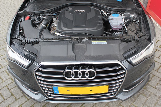 Rijervaring Chiptuning Audi A6 2.0 TDi Ultra 190 PK Voorkant
