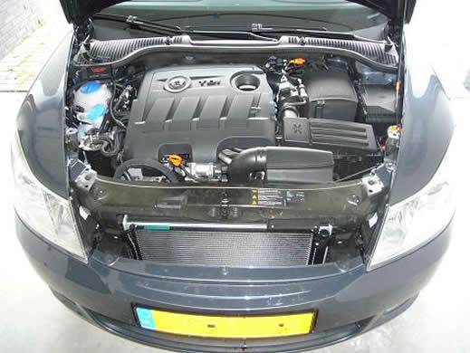Rijervaring Chiptuning Skoda Octavia 1.6 TDI 105 PK Voorkant