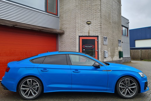 Rijervaring Chiptuning Audi A5 35 TFSi 150 PK Zijkant