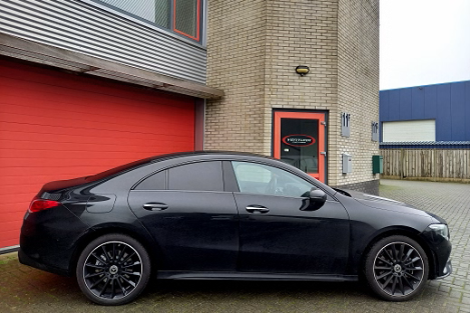 Rijervaring Chiptuning Mercedes CLA 250E Zijkant