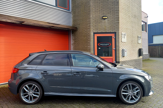 Rijervaring Chiptuning Audi A3 E-Tron Zijkant