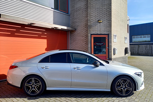 Rijervaring Chiptuning Mercedes CLA 200 CGI 163 PK Zijkant