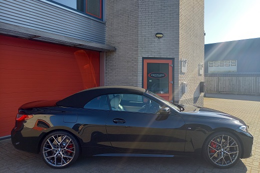 Rijervaring Chiptuning BMW 430i 245 PK G23 Zijkant