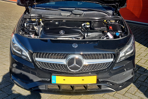 Rijervaring Chiptuning Mercedes CLA 180 CGi 122 PK Voorkant