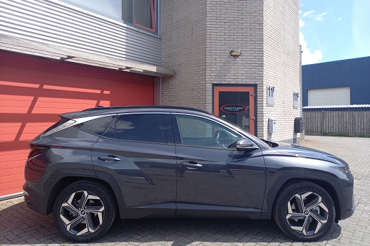 Rijervaring Chiptuning Hyundai Tucson 1.6 T-GDi HEV 230 PK Zijkant