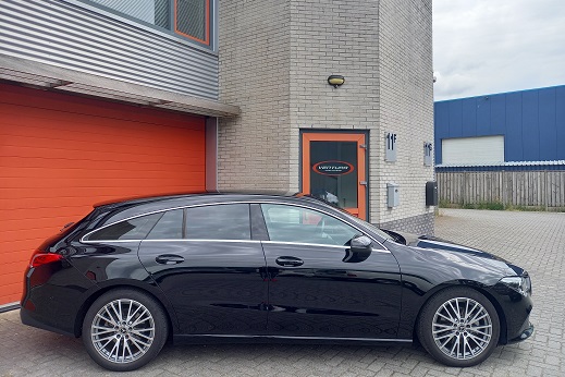 Rijervaring Chiptuning Mercedes CLA 200 CGi 163 PK Zijkant