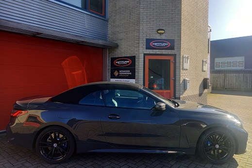 Rijervaring Chiptuning BMW M440i G22 374 PK Zijkant