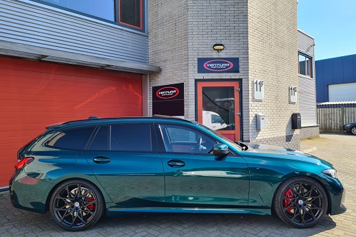Rijervaring Chiptuning BMW 330e 292 PK G21 Zijkant