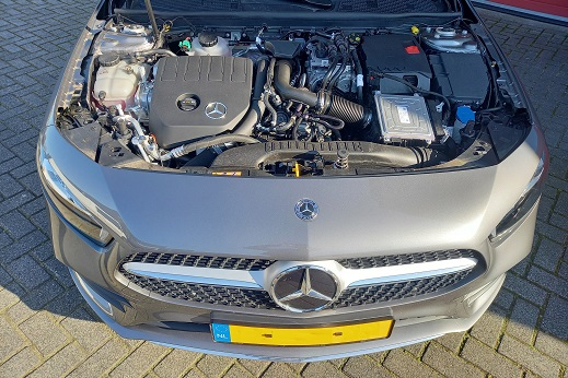 Rijervaring Chiptuning Mercedes A250E 218 PK W177 Voorkant