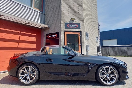 Rijervaring Chiptuning BMW Z4 20i 197 PK Zijkant