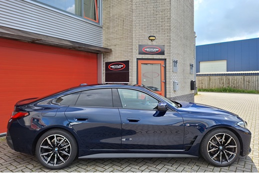 Rijervaring Chiptuning BMW 420i G26 184 PK Zijkant