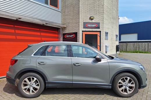 Rijervaring Chiptuning Audi Q3 35 TFSi 150 PK Zijkant