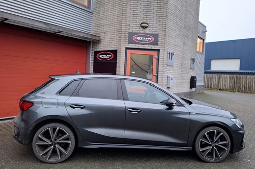 Rijervaring Chiptuning Audi A3 40 TFSi e 204 PK Zijkant