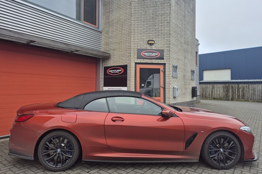 Rijervaring Chiptuning BMW G15 840d 340 PK Zijkant