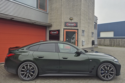 Rijervaring Chiptuning BMW 430i G26 245 PK Zijkant